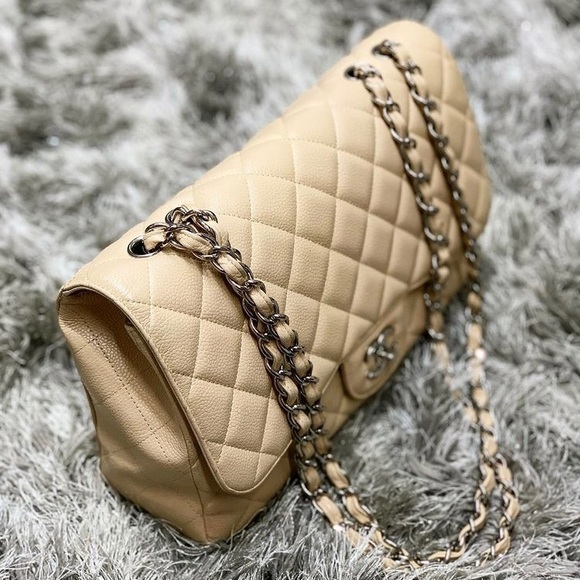 ✨SOLD✨Chanel Quilted Caviar Leather Single Flap - Picture 2 of 10